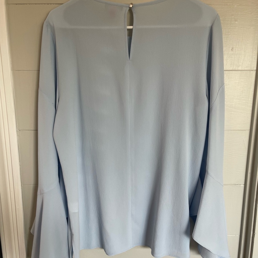 Vince Camuto | Semi Sheer Long Sleeve Blouse Size Small - Picture 6 of 12